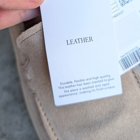 NWT Mango MNG 740 Easy Leather Suede Slip-on Loafers, size EU45/ US11.5 - Picture 3 of 5